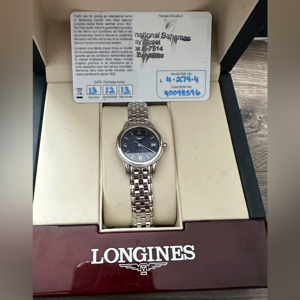 Longines Flagship Automatic Blue Dial Ladies Watch - image 2